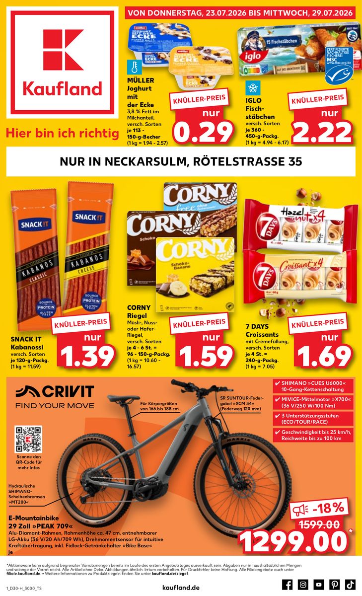 Kaufland catalog 2026-07-23 to 2026-07-29