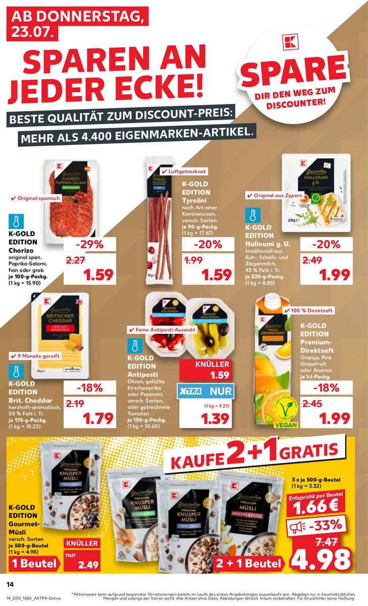 Kaufland catalog page 16 — 2026-07-23 to 2026-07-29