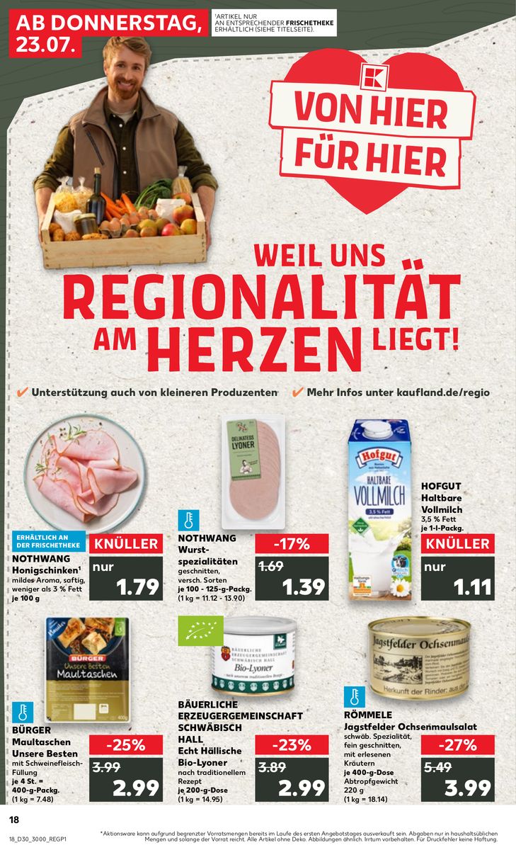 Kaufland catalog page 20 — 2026-07-23 to 2026-07-29