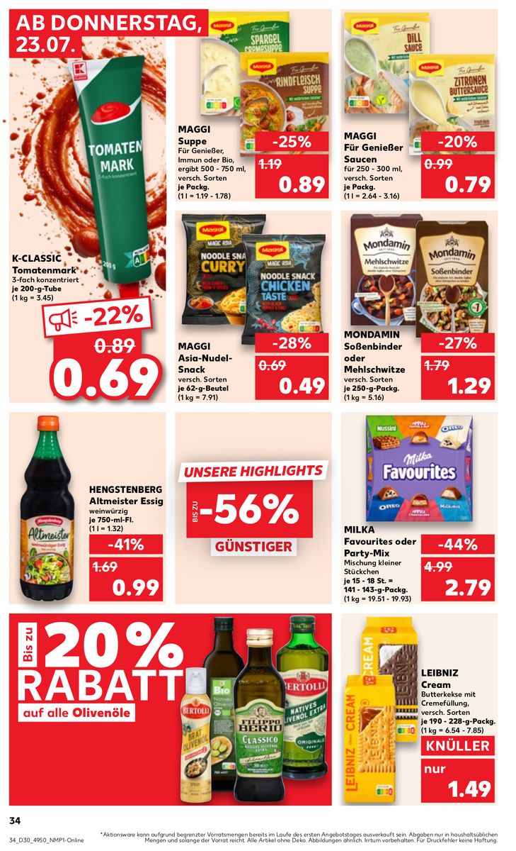 Kaufland catalog page 36 — 2026-07-23 to 2026-07-29
