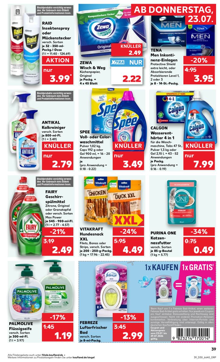 Kaufland catalog page 41 — 2026-07-23 to 2026-07-29