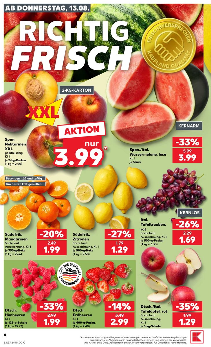 Kaufland catalog page 6 — 2026-08-13 to 2026-08-19