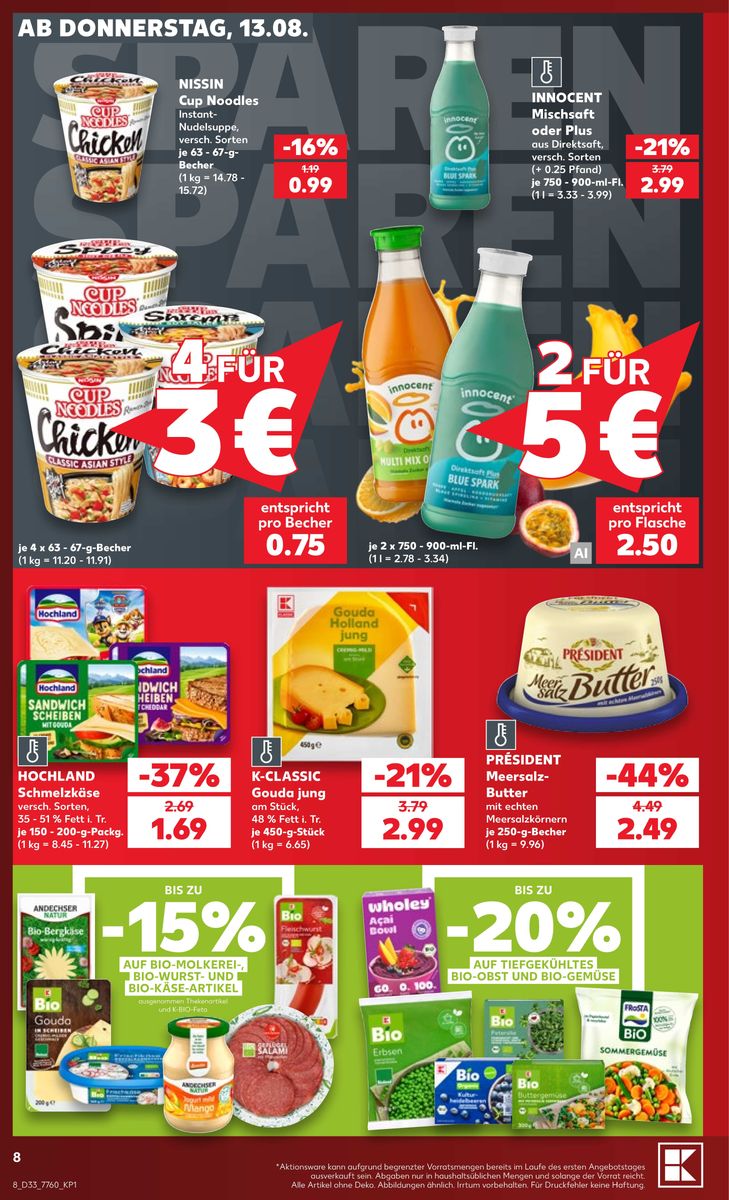 Kaufland catalog page 8 — 2026-08-13 to 2026-08-19