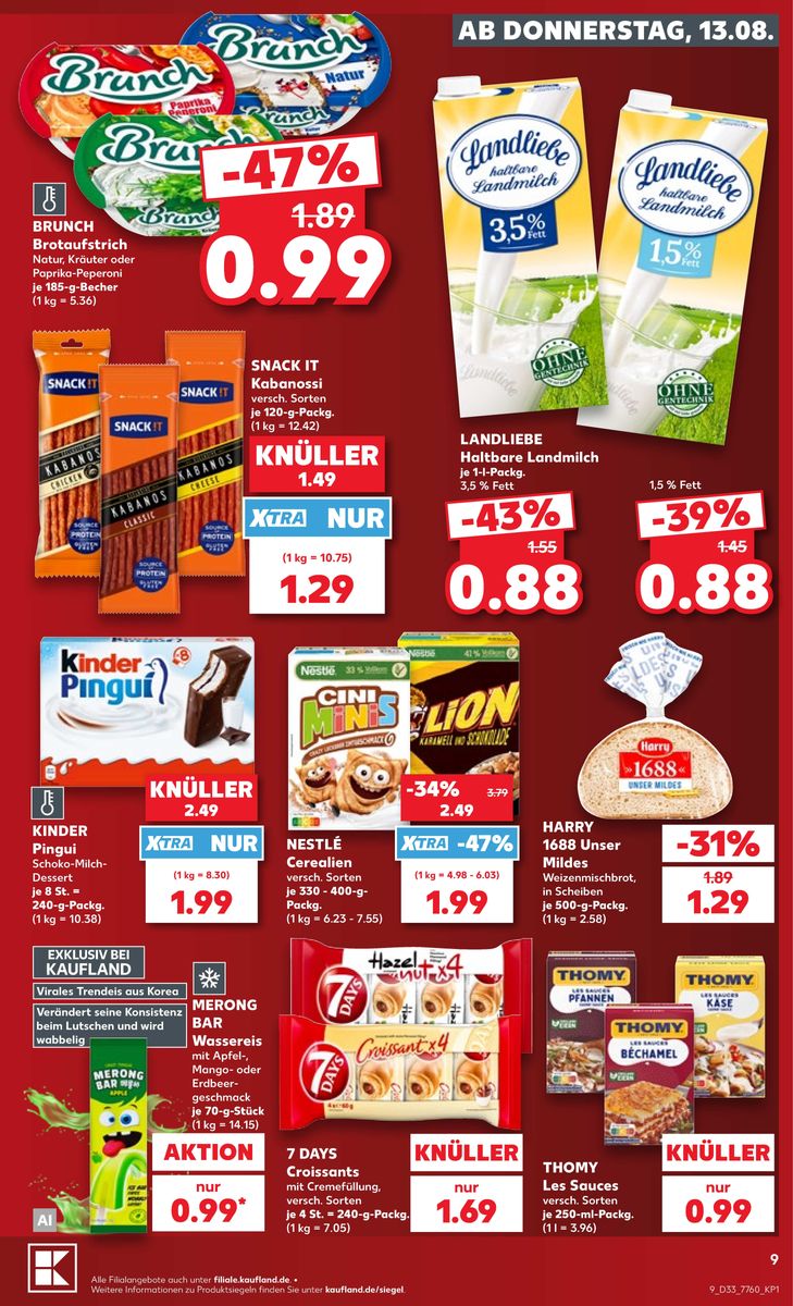 Kaufland catalog page 9 — 2026-08-13 to 2026-08-19