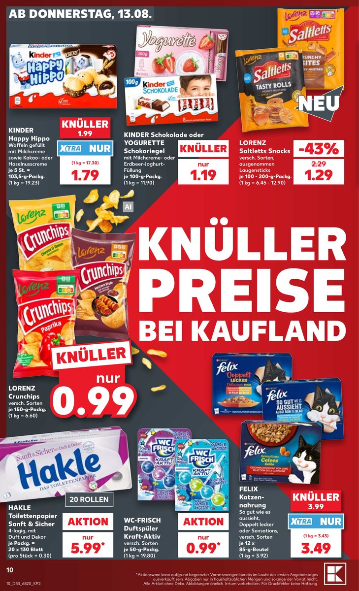 Kaufland catalog page 10 — 2026-08-13 to 2026-08-19