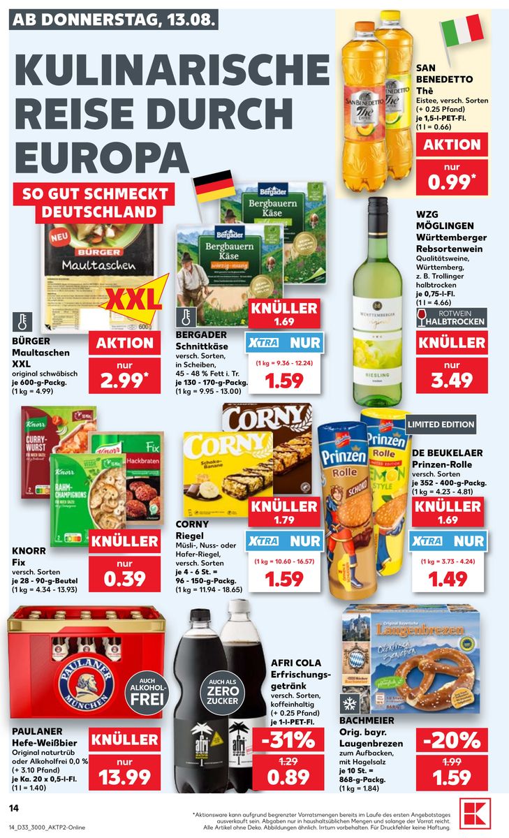 Kaufland catalog page 14 — 2026-08-13 to 2026-08-19