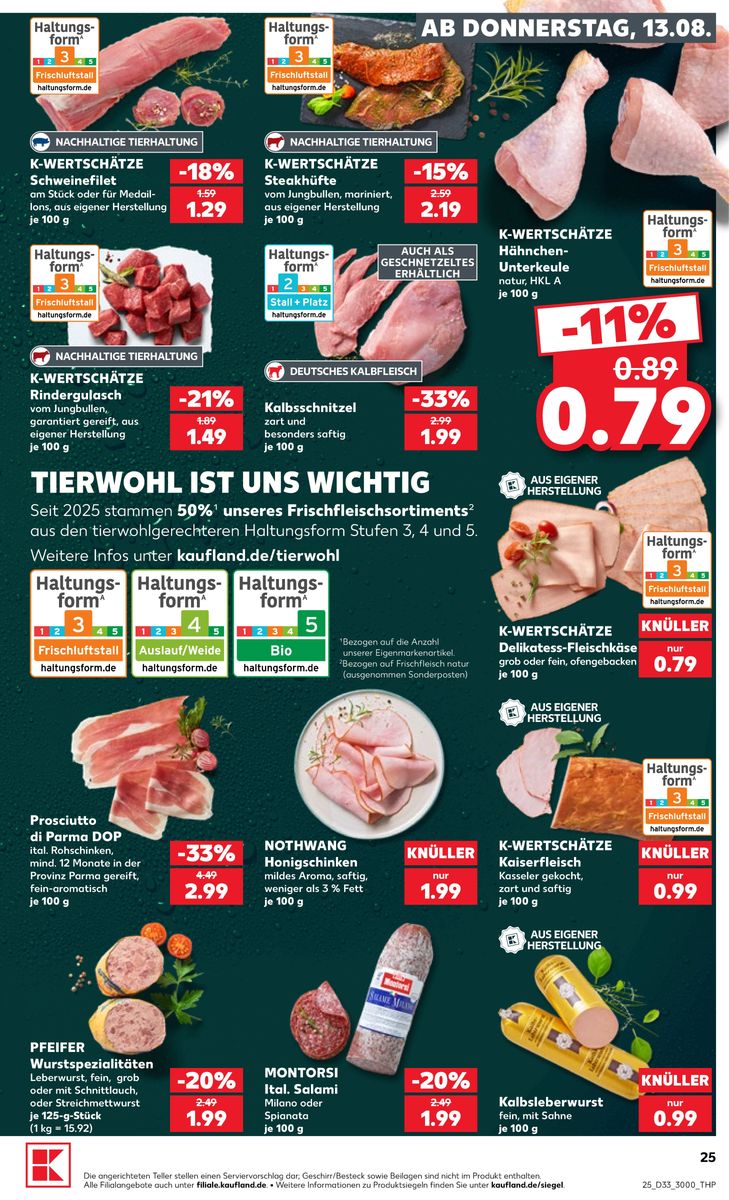 Kaufland catalog page 25 — 2026-08-13 to 2026-08-19
