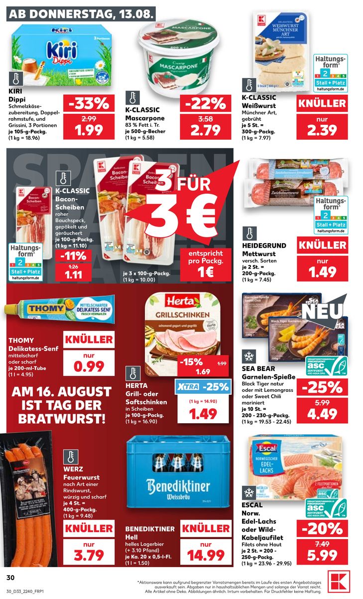 Kaufland catalog page 30 — 2026-08-13 to 2026-08-19