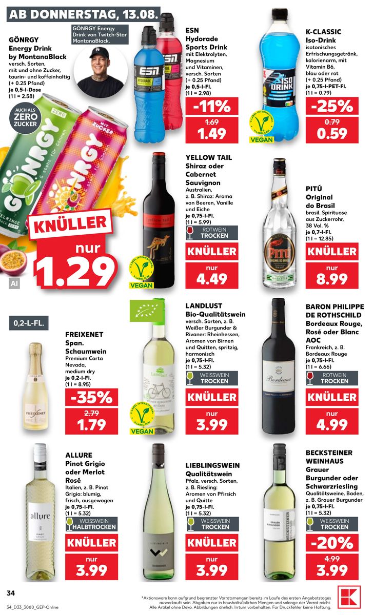 Kaufland catalog page 34 — 2026-08-13 to 2026-08-19
