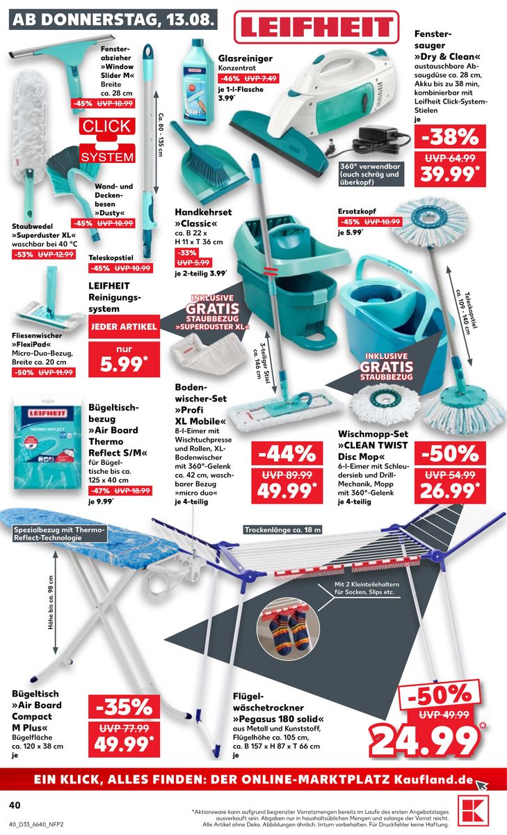 Kaufland catalog page 40 — 2026-08-13 to 2026-08-19
