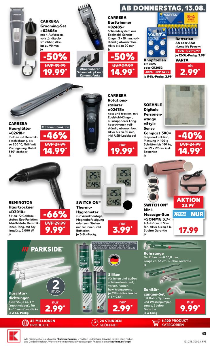 Kaufland catalog page 43 — 2026-08-13 to 2026-08-19