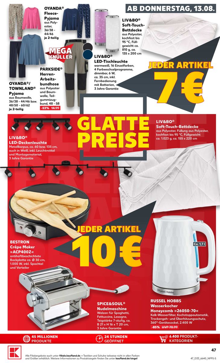 Kaufland catalog page 47 — 2026-08-13 to 2026-08-19