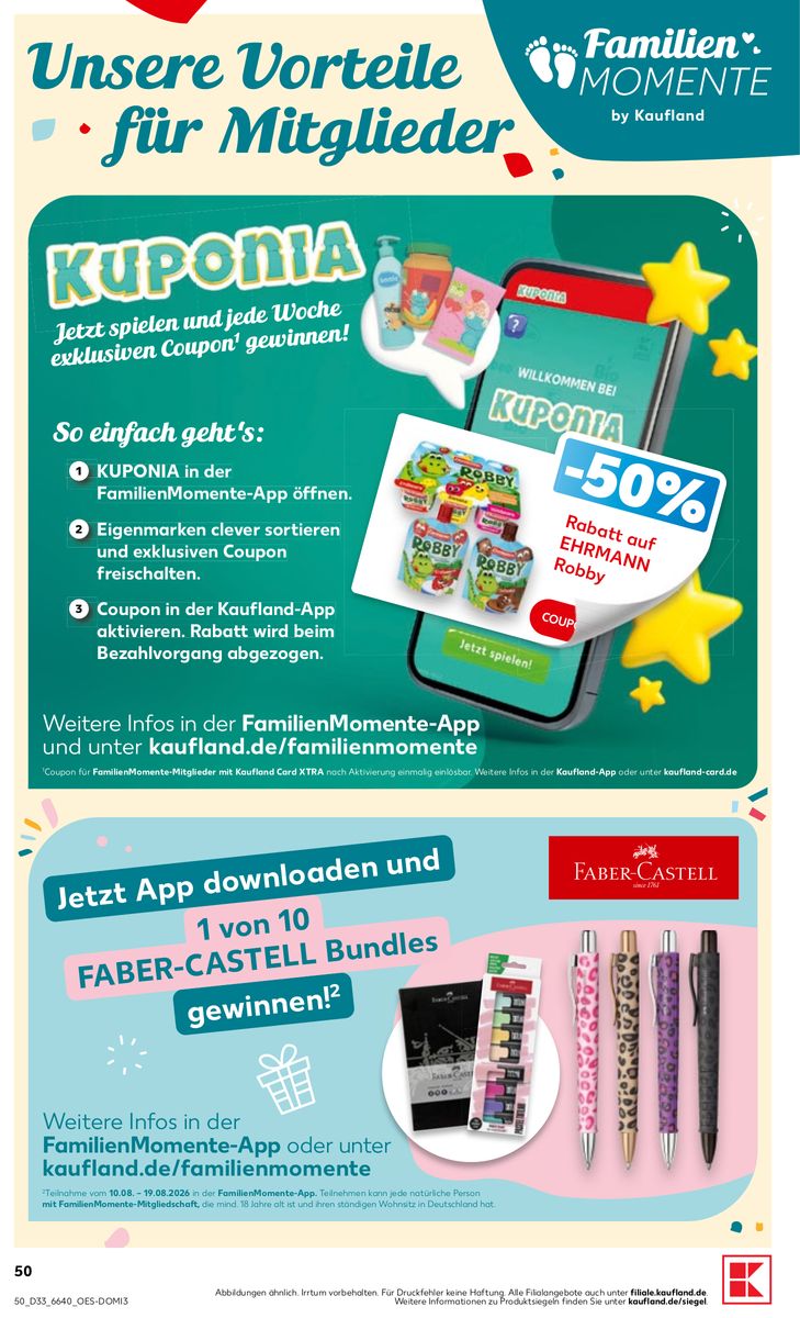 Kaufland catalog page 50 — 2026-08-13 to 2026-08-19