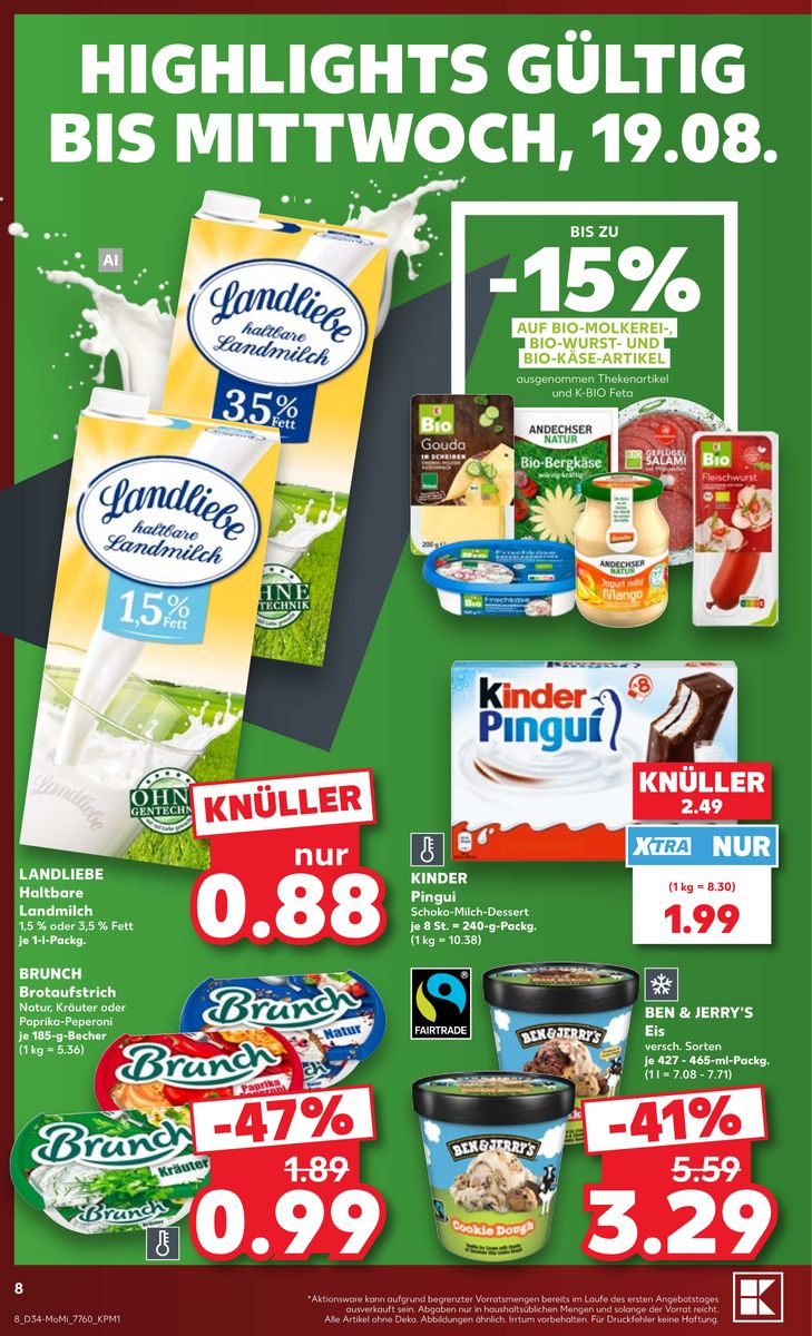 Kaufland catalog page 8 — 2026-08-17 to 2026-08-19