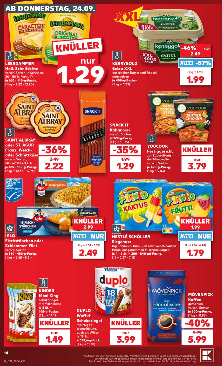 Kaufland catalog page 14 — 2026-09-24 to 2026-09-30