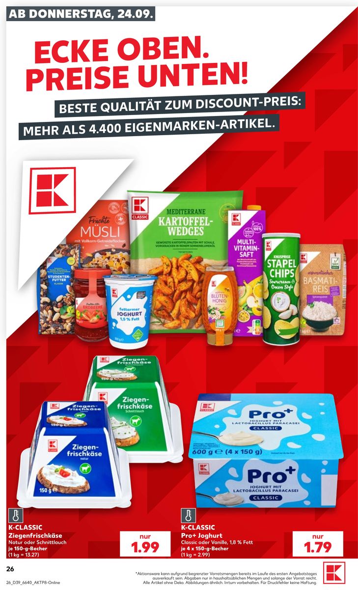 Kaufland catalog page 26 — 2026-09-24 to 2026-09-30