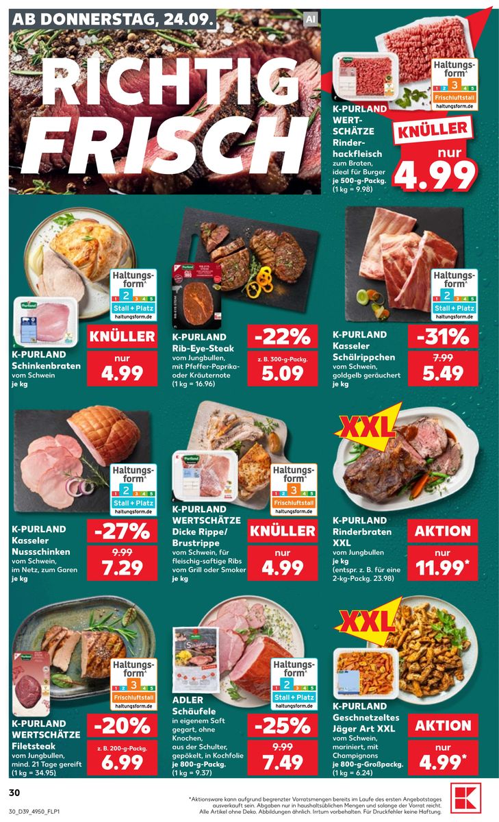 Kaufland catalog page 30 — 2026-09-24 to 2026-09-30