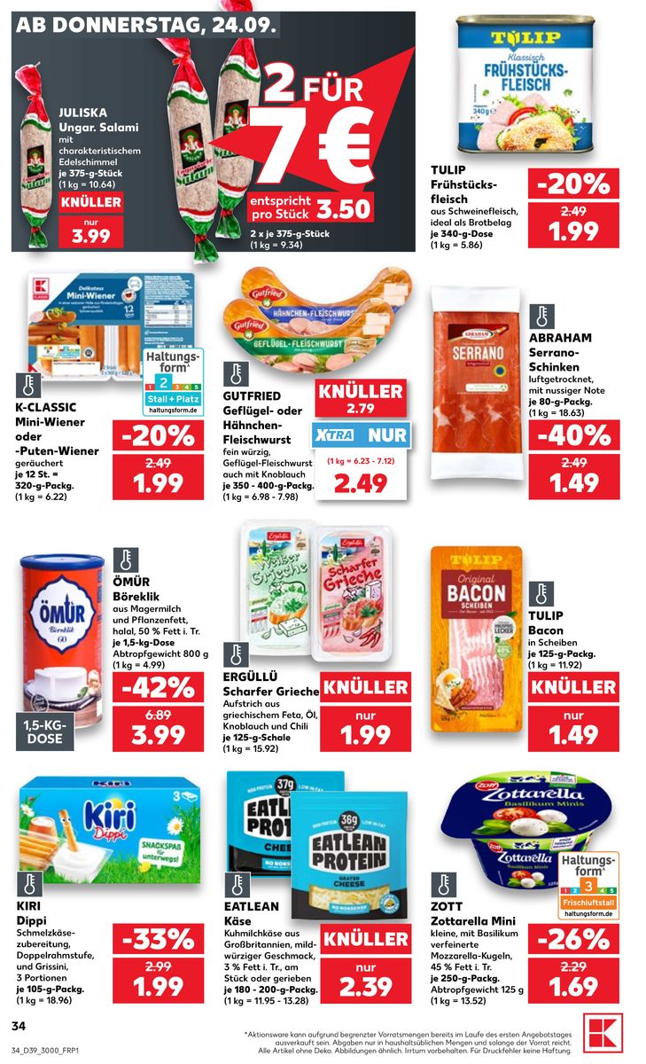 Kaufland catalog page 34 — 2026-09-24 to 2026-09-30