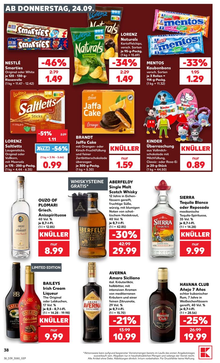 Kaufland catalog page 38 — 2026-09-24 to 2026-09-30