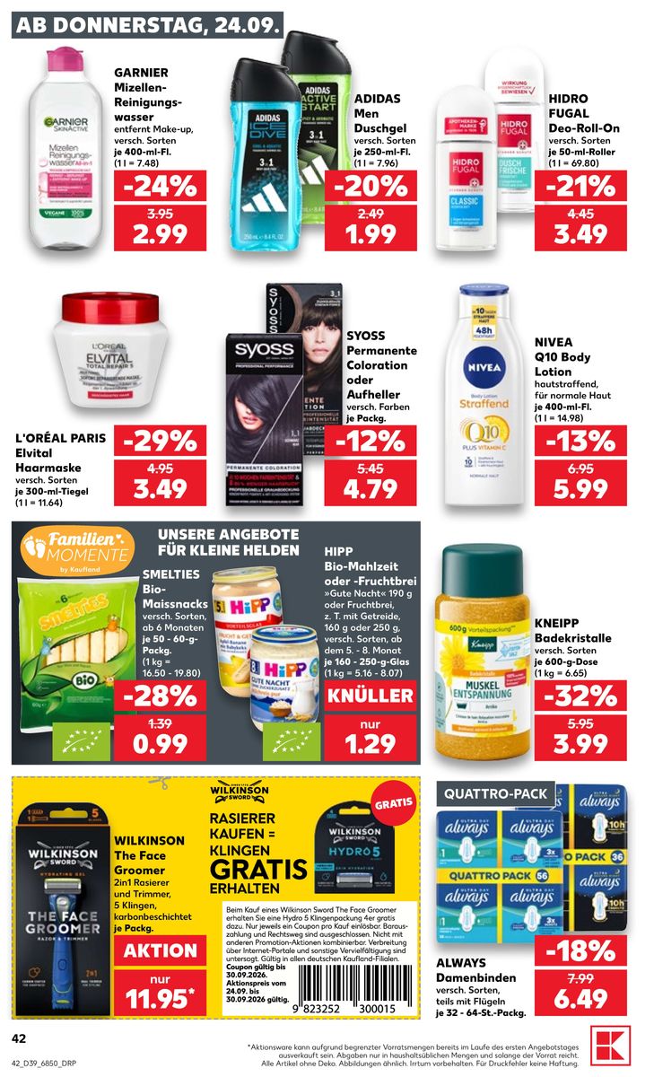 Kaufland catalog page 42 — 2026-09-24 to 2026-09-30