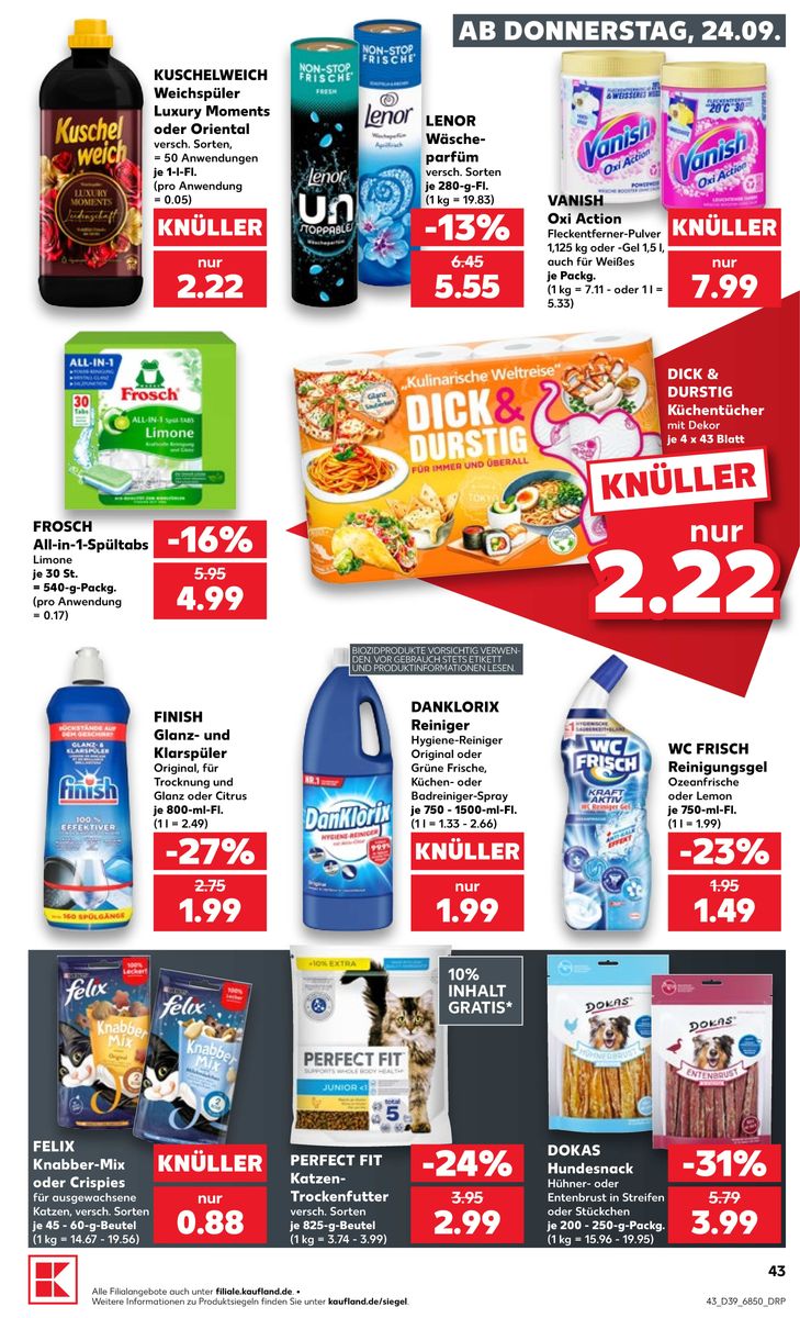 Kaufland catalog page 43 — 2026-09-24 to 2026-09-30
