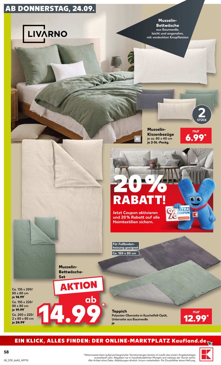 Kaufland catalog page 58 — 2026-09-24 to 2026-09-30