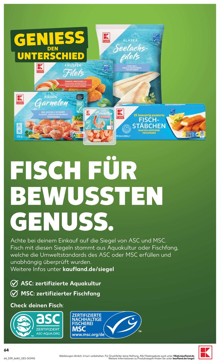 Kaufland catalog page 64 — 2026-09-24 to 2026-09-30