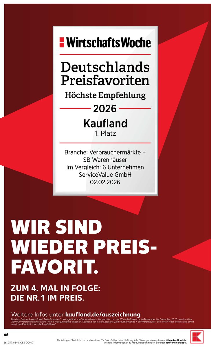 Kaufland catalog page 66 — 2026-09-24 to 2026-09-30