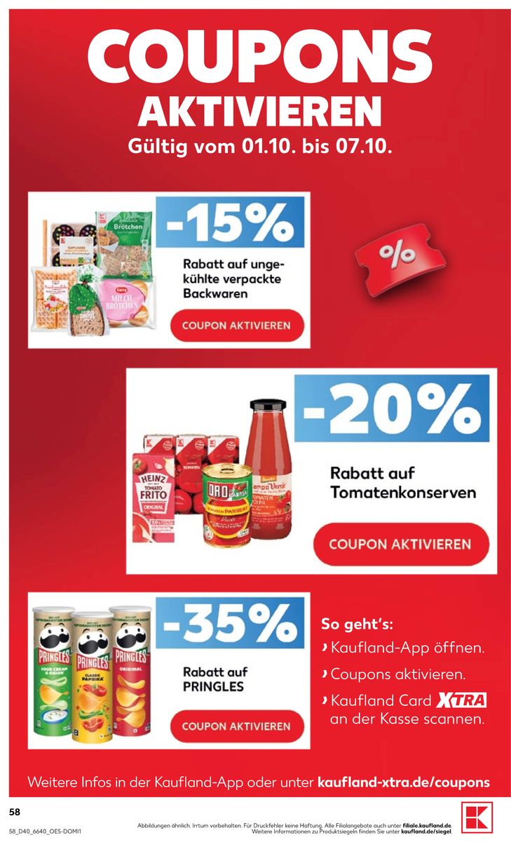 Kaufland catalog page 62 — 2026-10-01 to 2026-10-07