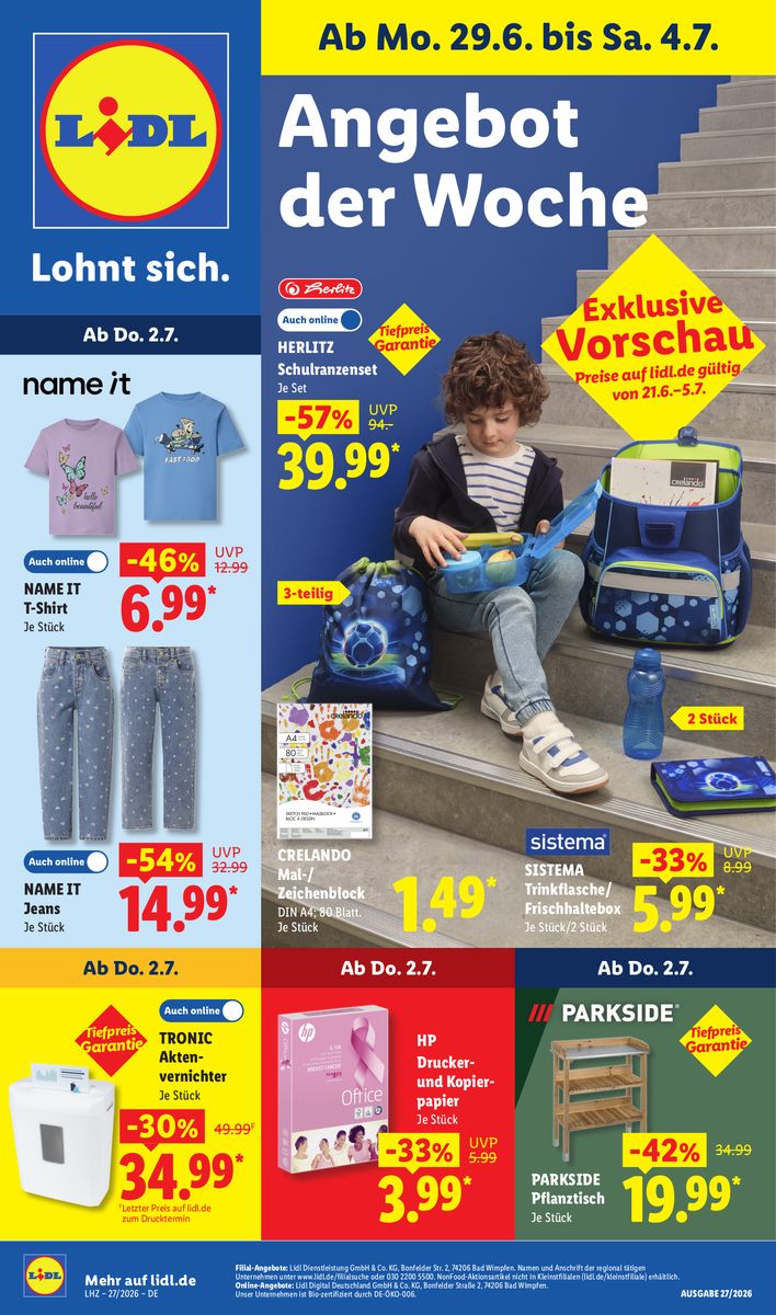 Lidl catalog 2026-06-29 to 2026-07-04