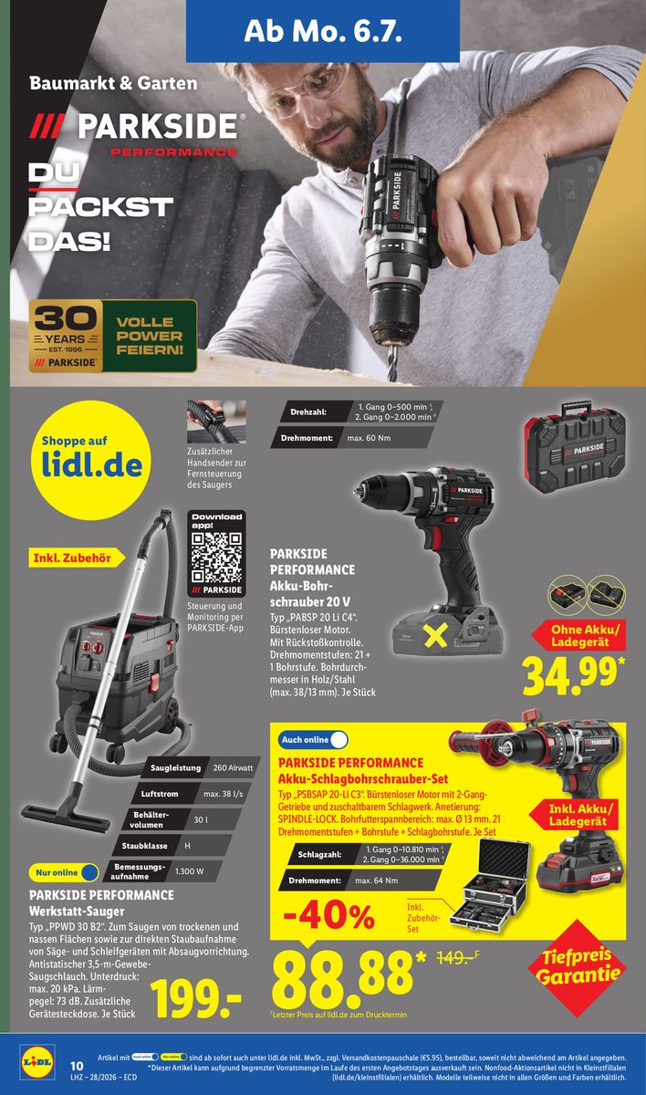 Lidl catalog page 6 — 2026-07-06 to 2026-07-11
