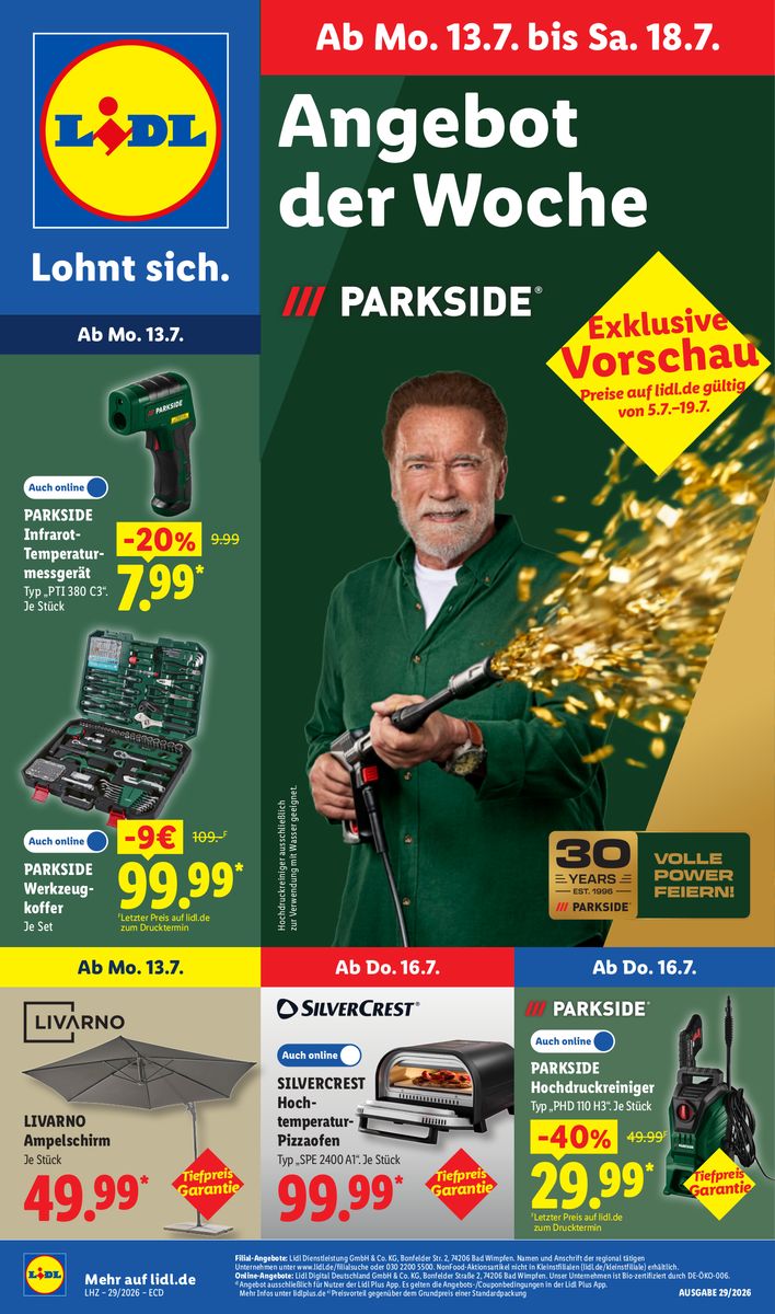 Lidl catalog 2026-07-13 to 2026-07-18