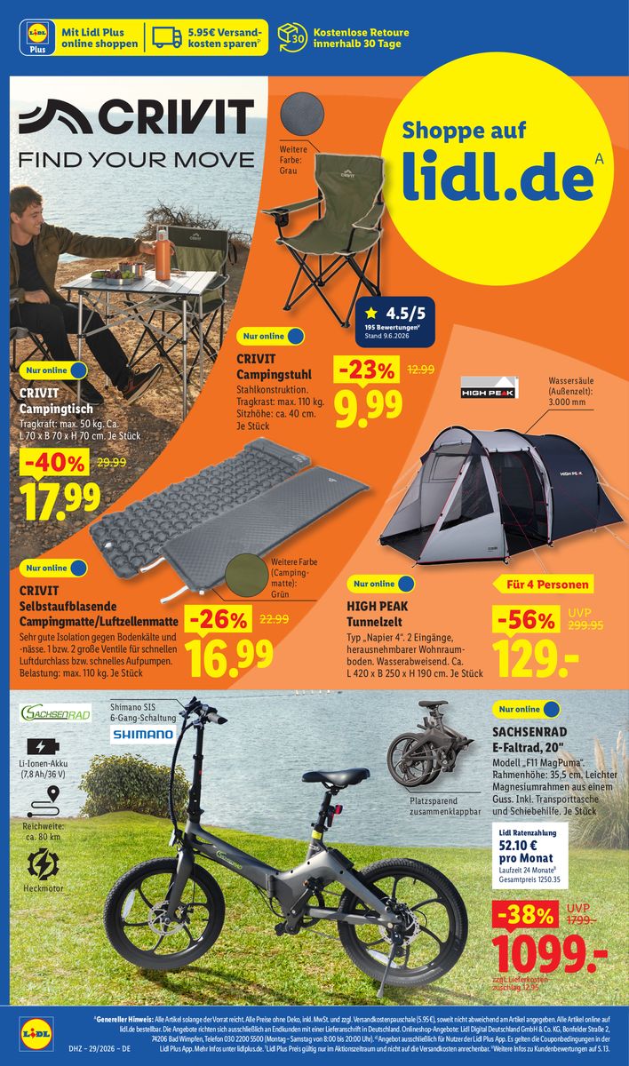 Lidl catalog page 4 — 2026-07-13 to 2026-07-18