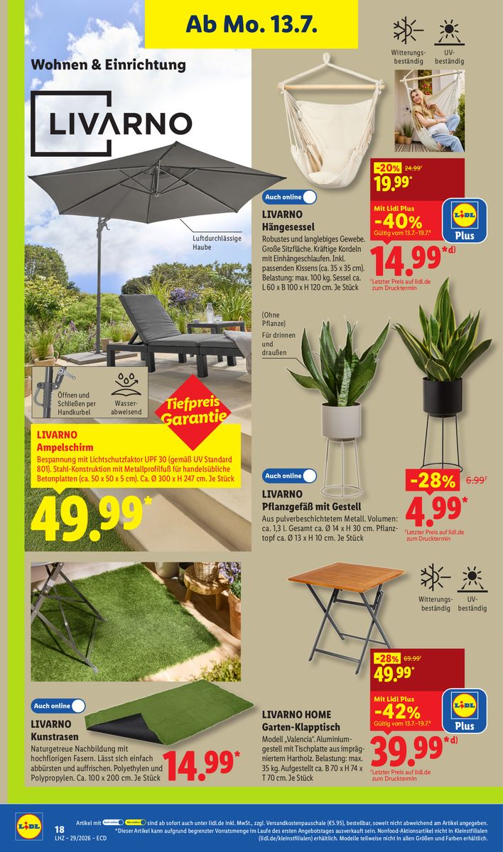 Lidl catalog page 14 — 2026-07-13 to 2026-07-18