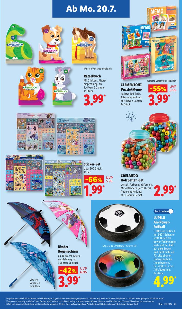 Lidl catalog page 9 — 2026-07-20 to 2026-07-25