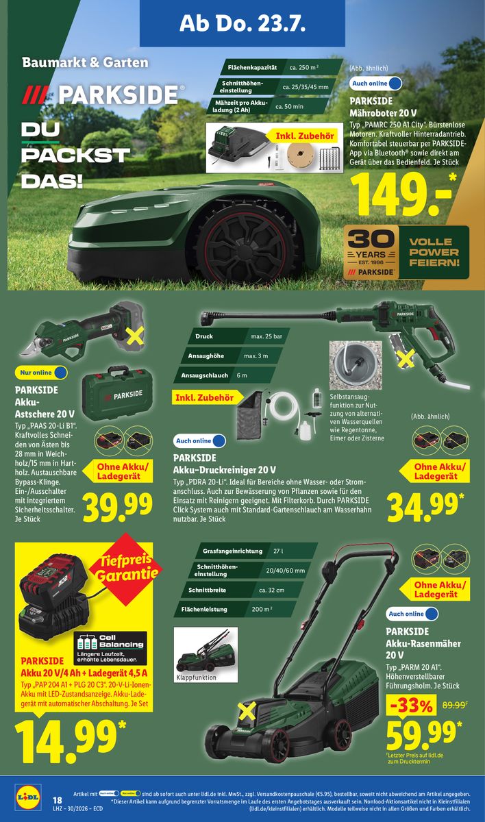 Lidl catalog page 16 — 2026-07-20 to 2026-07-25