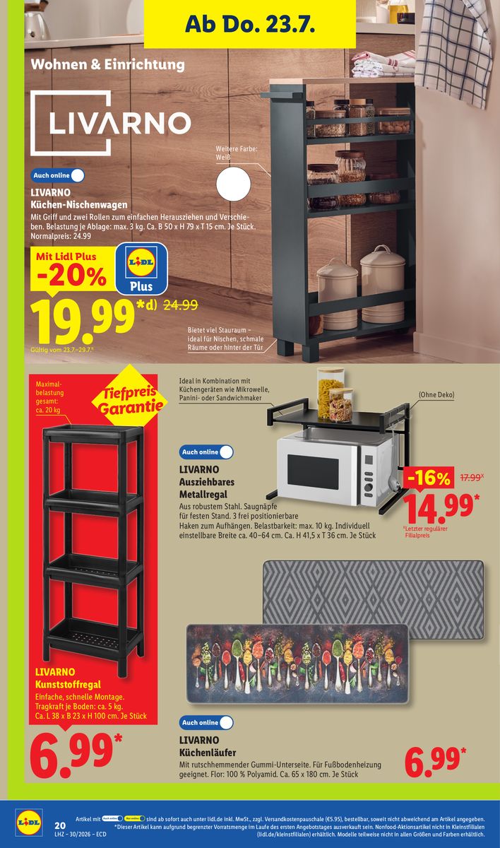 Lidl catalog page 18 — 2026-07-20 to 2026-07-25