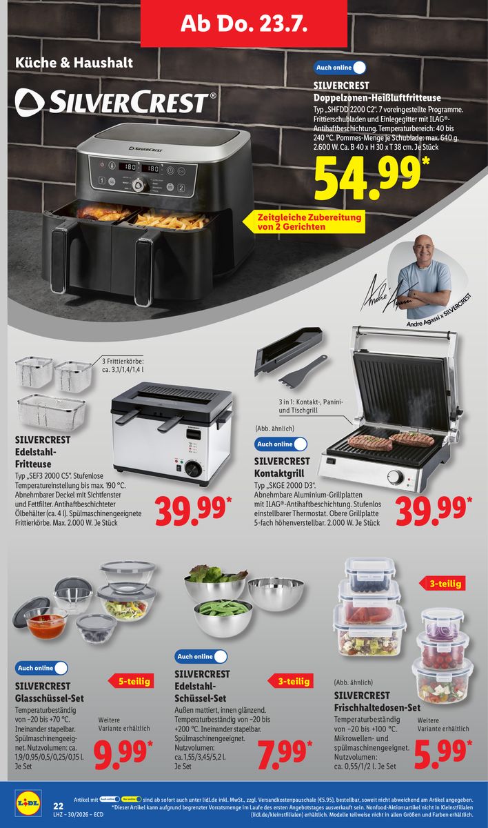 Lidl catalog page 22 — 2026-07-20 to 2026-07-25