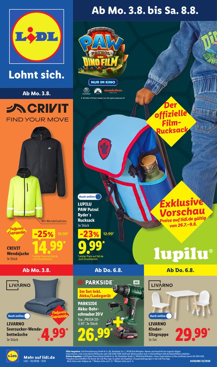 Lidl catalog cover