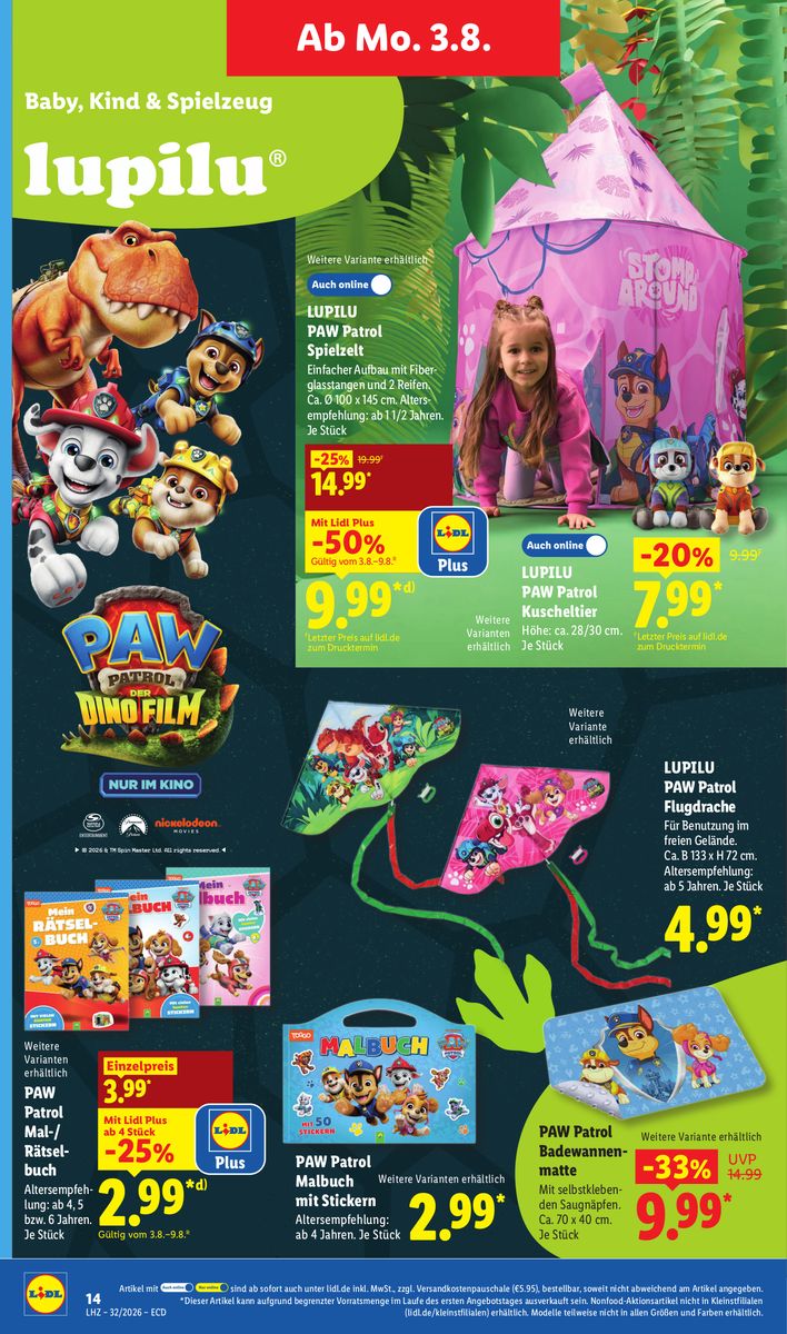 Lidl catalog page 8 — 2026-08-03 to 2026-08-08