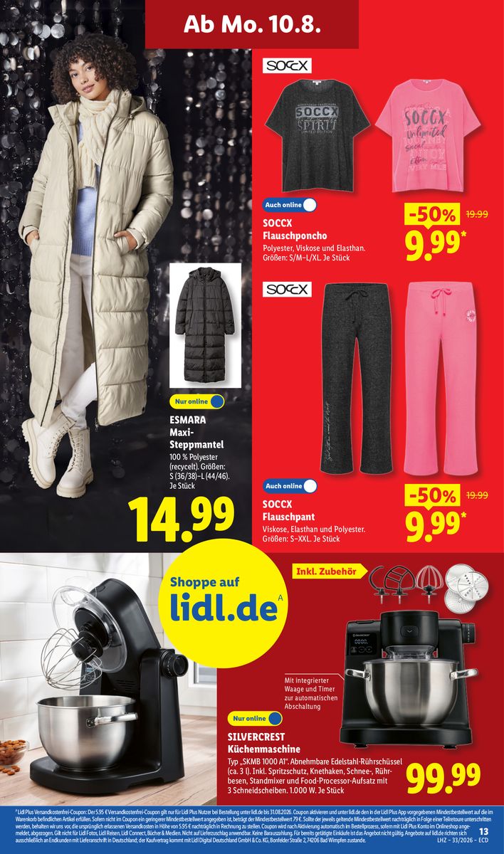 Lidl catalog page 9 — 2026-08-10 to 2026-08-15