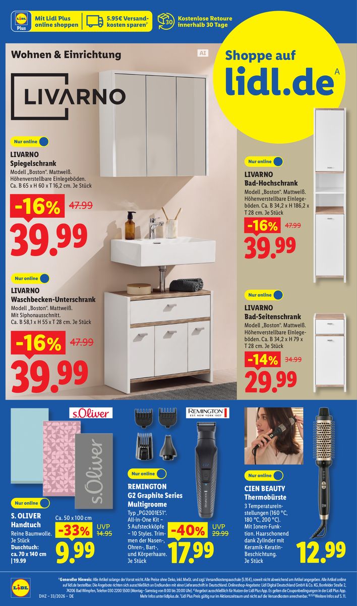 Lidl catalog page 20 — 2026-08-10 to 2026-08-15