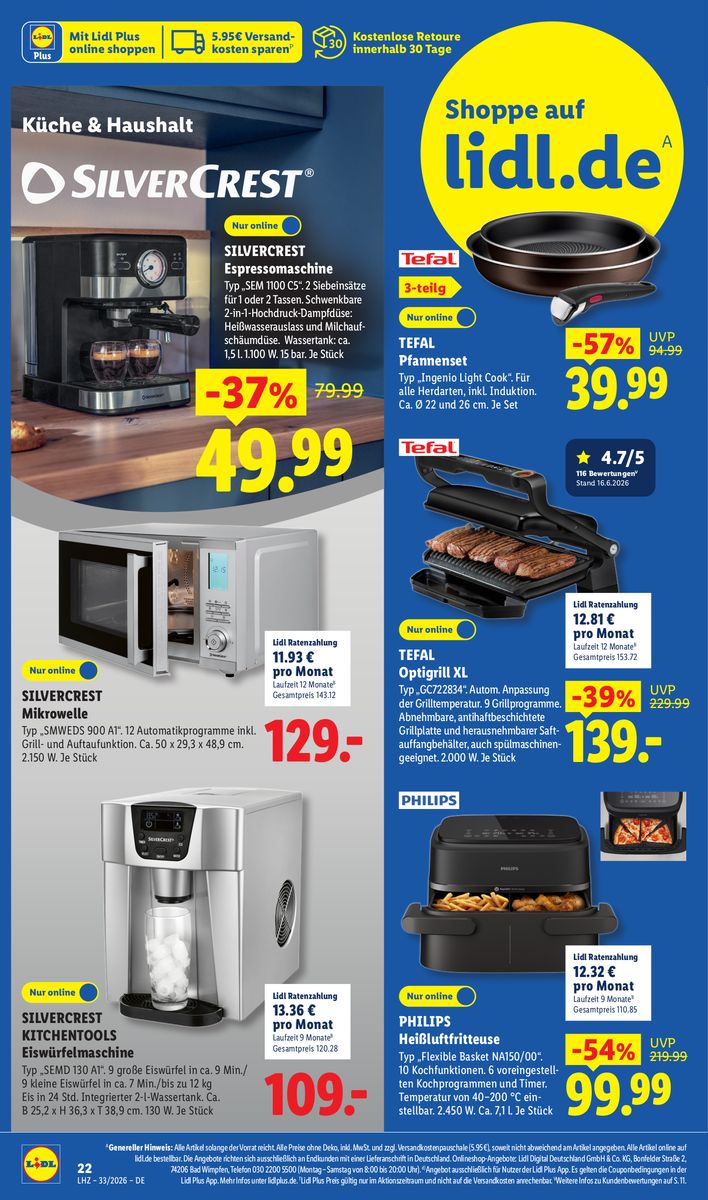 Lidl catalog page 22 — 2026-08-10 to 2026-08-15