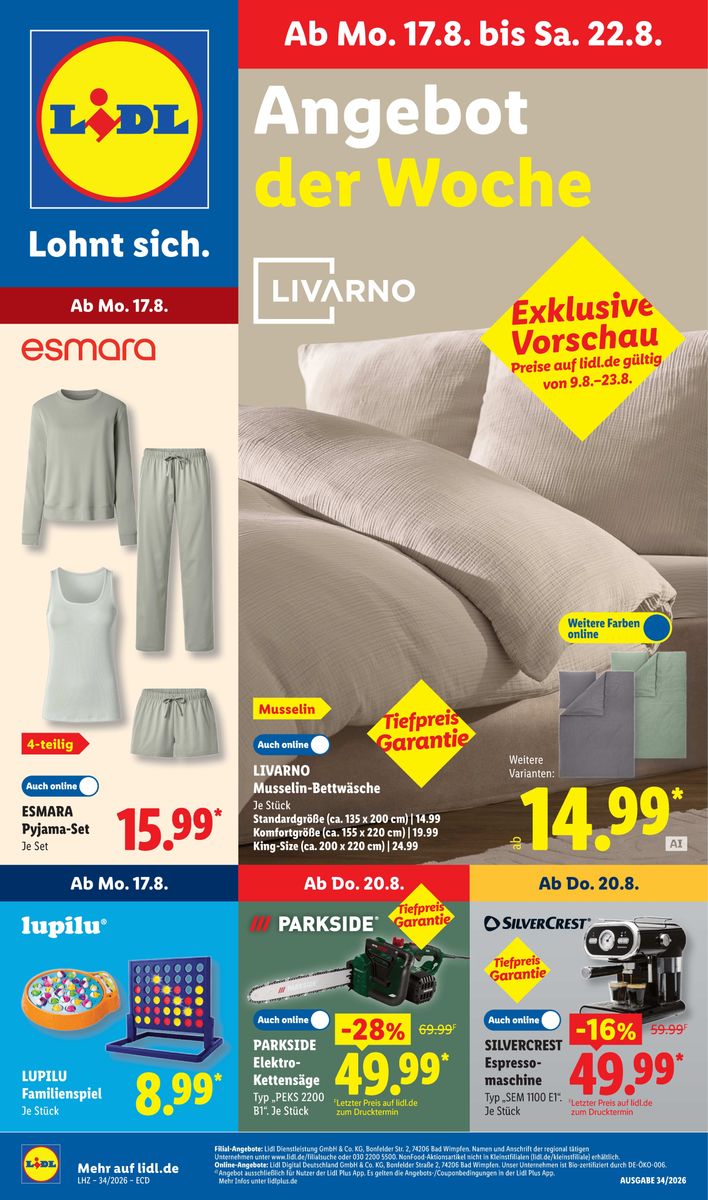 Lidl catalog 2026-08-17 to 2026-08-22