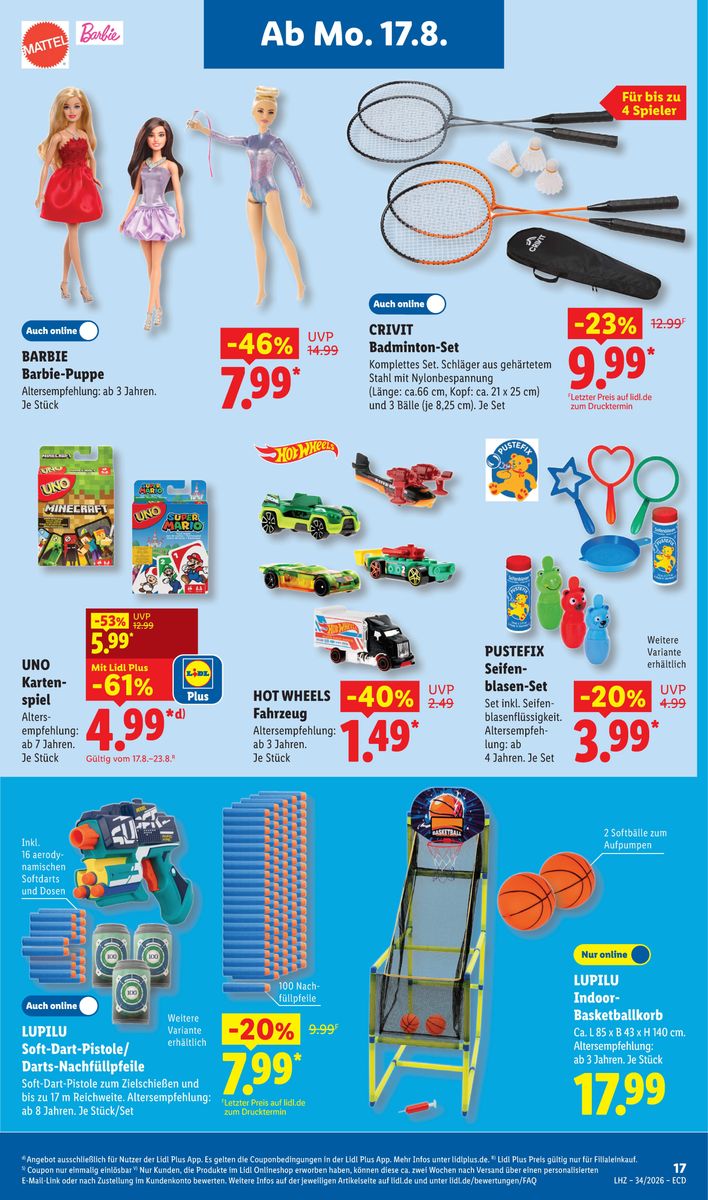 Lidl catalog page 13 — 2026-08-17 to 2026-08-22