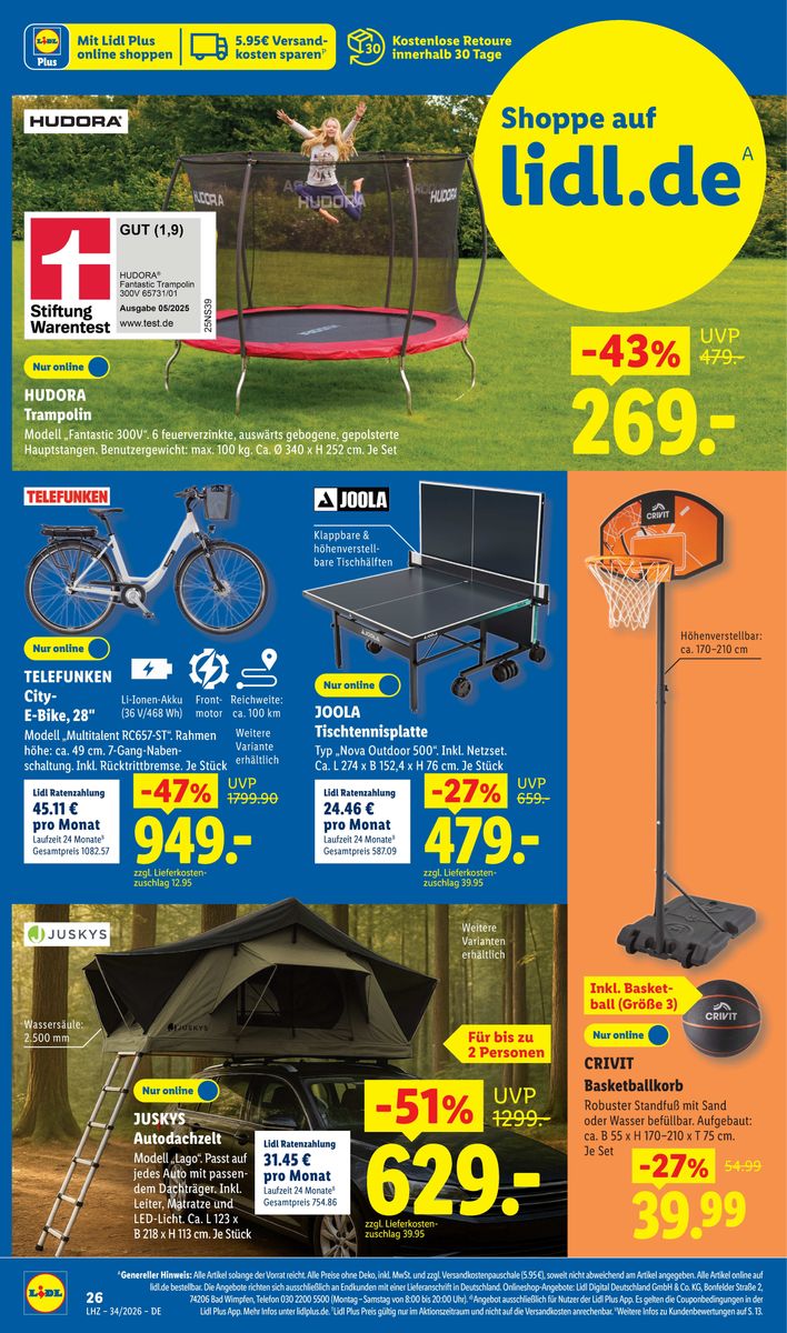 Lidl catalog page 16 — 2026-08-17 to 2026-08-22