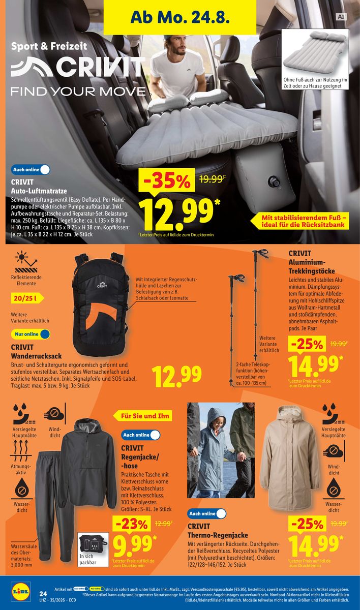Lidl catalog page 20 — 2026-08-24 to 2026-08-29