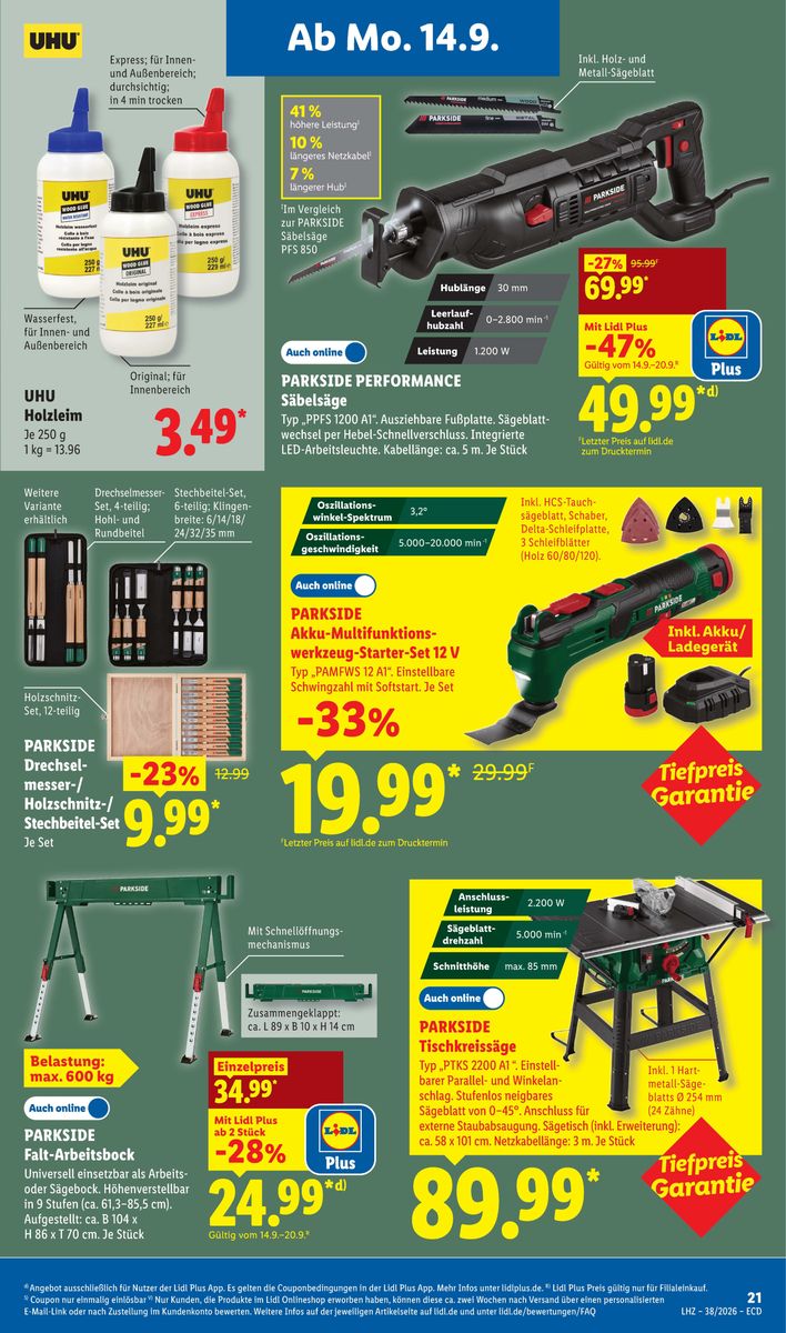 Lidl catalog page 15 — 2026-09-14 to 2026-09-19