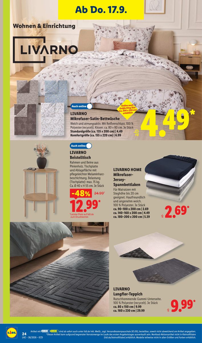Lidl catalog page 22 — 2026-09-14 to 2026-09-19