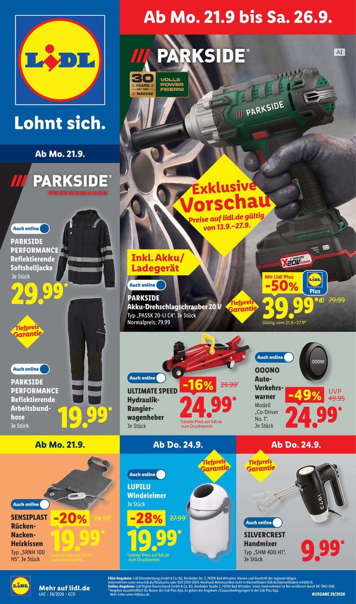 Lidl catalog 2026-09-21 to 2026-09-26